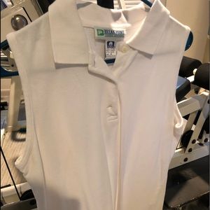 White Sleeveless top